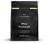 THE PROTEIN WORKS Proteine Whey 80 (Concentrate) In Polvere, Frullato Proteico Povero di Zuccheri, Crema alla Vaniglia, 1kg