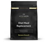 THE PROTEIN WORKS Sostituto Del Pasto Dietetico, Supporta la Perdita di Peso, Sazietà di Lunga Durata, Alto Contenuto di Proteine, 28 Servings, Banana Vellutata, 2 kg