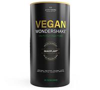 THE PROTEIN WORKS Vegan Wondershake - Frullato Vegano Proteico - Vellutato - Gusto Delizioso - 30 Porzioni - Fraises À La Crème