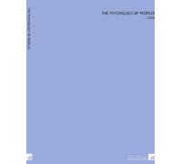 The Psychology of Peoples: -1898