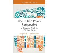 The Public Policy Perspective: A Personal Analysis of Public Work
