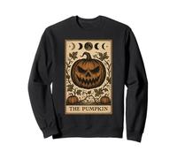 The Pumpkin Creepy Jack o Lantern Tarocchi Carta Strega Felpa