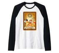 The Pumpkin Spice Lettore di Carte di Tarocchi Tarot Wicca Maglia con Maniche Raglan