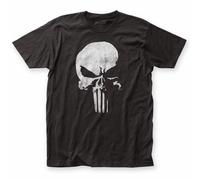 The Punisher Logo Marvel Comics Maglietta Uomo Adulto Nero, Cotone