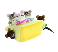The Puppet Company - Hide-Away Puppets - Mouse Family in Cheese, PC003033