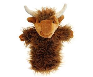 The Puppet Company- Highland Cow Marionetta da Mano, Colore Assorted Colours, PC006041
