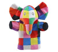 The Puppet Company My First Elmer Elephant - Mini peluche per bambini, giocattolo interattivo per narrazione, apprendimento, immaginazione, gioco di ruolo e giochi divertenti