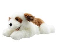 The Puppet Company - Playful Puppies - Brown & White Dog Hand Puppet - PC003008