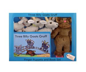 The Puppet Company - Traditional Story Sets - Three Billy Goats Gruff & Troll Fi