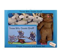 The Puppet Company Tre Billy Capre Gruff e Troll Set di Marionette da dito Tradizionale