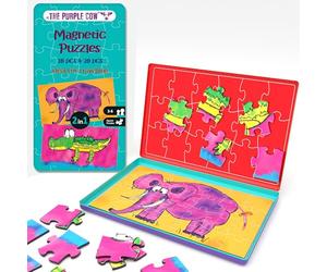The Purple Cow - Gioco da viaggio magnetico, per auto, aereo e giochi silenziosi