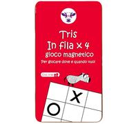 Purple Cow- Tris. in Fila x 4 magnetici Gioco, Colore Viola, 10 x 18 cm, 7290016026849