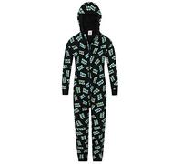 The PyjamaFactory - Tutina da bambino, motivo: Game Over nero, verde, 11-16 anni Nero 14-15 anni