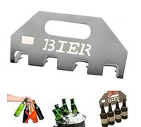 the quad beer opener & beer holder,The Quad Beer Opener & Carrier, 4-In-1 Stainless Steel Beer Opener & Beer Holder with Handle,Portable Compact Bottle Opener,Multi-Beer Holder Party Tool-1pcs