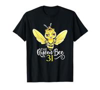 The Queen Bee Is 31 Honeybee Hive 31 ° Compleanno Donne Maglietta