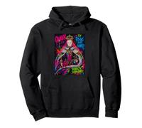 The Queen, Cool Hand Drawn Graffiti Queen Cartoon Graphic Felpa con Cappuccio
