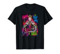 The Queen, Cool Hand Drawn Graffiti Queen Cartoon Graphic Maglietta