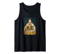 The Queen, Cool Portrait Drawn Art, Be a Queen Graphic Canotta