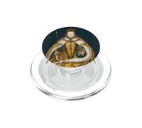 The Queen, Cool Portrait Drawn Art, Be a Queen Graphic PopSockets PopGrip per MagSafe