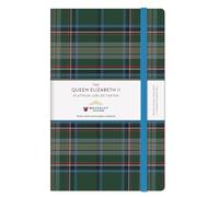 The Queen Elizabeth II Platinum Jubilee Tartan Cloth Large Notebook: Waverley Commonplace Notebooks: 91
