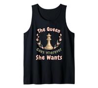 The Queen Goes Wherever She Wants Chess Confident Woman Canotta