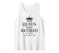 The Queen Has Retired Sign,Retired EST 2026 Retirement Women Canotta