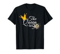 The Queen is 90 Birthday Party Gifts 90th Birthday Favoloso Maglietta
