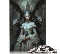 The Queen Of Dragon Castle Puzzle Impossible 1000 Pezzi Decorazione Per La Casa. Giochi Rilassamento E Intelligence Per Adulti E Ragazzi Da 14 Anni 1000pcs (38x26cm)