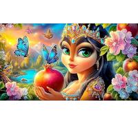 The-Queen-of-Egypt 1000 pezzi Puzzle per adulti e bambini di 12 anni in su Carta riciclata Gioco familiare divertente & stimolante 70x50cm/1000pcs