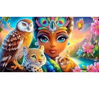 The-Queen-of-Egypt Gioco di puzzle 1000 pezzi Estremamente difficile Gioco stimolante per decorazione murale e regali 70x50cm/1000pcs