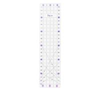 The Quilted Bear Righello per trapuntatura, in acrilico trasparente, antiscivolo, per trapuntatura e cucito, con linee nere precise e angoli di 30, 45 e 60 gradi, strumento essenziale per risultati di