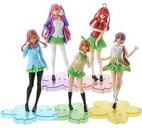 The Quintessential Quintuplets Action Figures Collectible Anime Model State, PVC Environmental Protection Materials Suitable for Home Office Desk Decorative Ornaments Toy(5 pezzi)