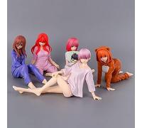 The Quintessential Quintuplets Action Figures Collectible Anime Model State, PVC Environmental Protection Materials Suitable for Home Office Desk Decorative Ornaments Toy(5 pezzi)