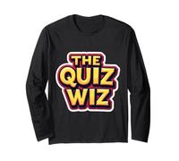 The Quiz Wiz Night Trivia Lover Wizard Divertente Gioco Divertente Maestro Maglia a Manica