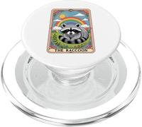 The Raccoon Tarocchi Arcobaleno Hippie Divertente Racoon PopSockets PopGrip per MagSafe