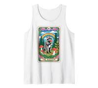 The Raccoon Tarocchi Carta Fungo Hippie Divertente Racoon Canotta