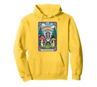 The Raccoon Tarocchi Carta Fungo Hippie Divertente Racoon Felpa con Cappuccio