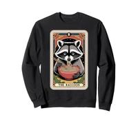 The Raccoon Tarocchi Carta Ramen Noodles Procione giapponese Felpa