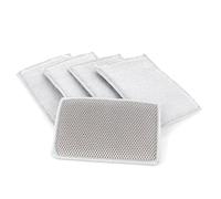 The Rag Company - Cuscinetti in jersey per la pulizia degli insetti - tessuto perlato, intrappolano facilmente e in modo sicuro gli schizzi di insetti in spugna, sicuri su tutte le finiture, 10,2 x