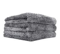 The Rag Company - Eagle Edgeless 600 (confezione da 3) professionale coreano 70/30 misto super peluche, asciugamani in microfibra per dettagli auto, lucidatura e lucidatura, 600 g/m², 40,6 x 40,6 cm,