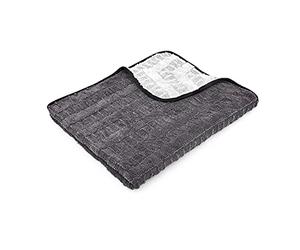 The Rag Company Gauntlet asciugamano, misto 70/30 di microfibra coreana, progettato per asciugare i veicoli più velocemente senza graffiare vernice o vetri, 900 g/m², 76,2 x 91,5 cm, grigio