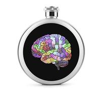 The Rainbow Brain Flask per liquore bottiglia di vino portatile carino in acciaio inox fondine fiaschette