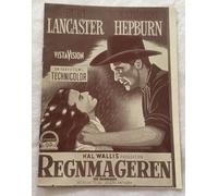 The Rainmaker Burt Lancaster Katharine Hepburn Corey 1956 programma cinematog...