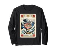 The Ramen Wave Great Wave off Kanagawa Tarocchi Carta Retro Maglia a Manica