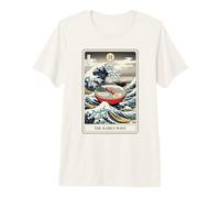 The Ramen Wave Great Wave off Kanagawa Tarocchi Maglietta Premium