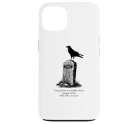 The Raven Il corvo Poe Usher lapide gotico nevermore scuro Custodia per iPhone 13