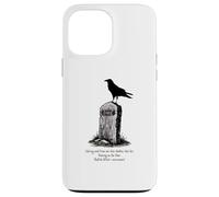 The Raven Il corvo Poe Usher lapide gotico nevermore scuro Custodia per iPhone 13 Pro Max