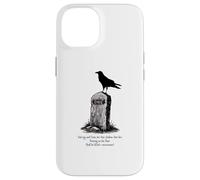 The Raven Il corvo Poe Usher lapide gotico nevermore scuro Custodia per iPhone 14