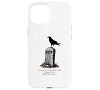 The Raven Il corvo Poe Usher lapide gotico nevermore scuro Custodia per iPhone 15