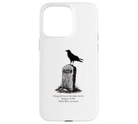 The Raven Il corvo Poe Usher lapide gotico nevermore scuro Custodia per iPhone 15 Pro Max